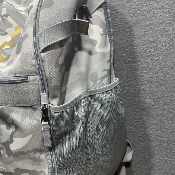 Under Armour Baseball Unisex Adult Utility Backpack 1369318 Gray Camo - Picture 8 of 16